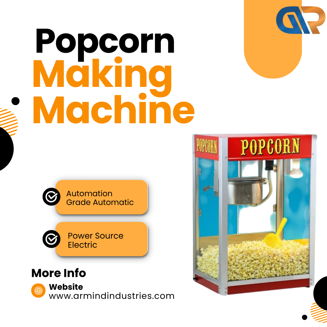 Automatic Popcorn Making Machine – Fast, Efficient & Hassle-Free Popping